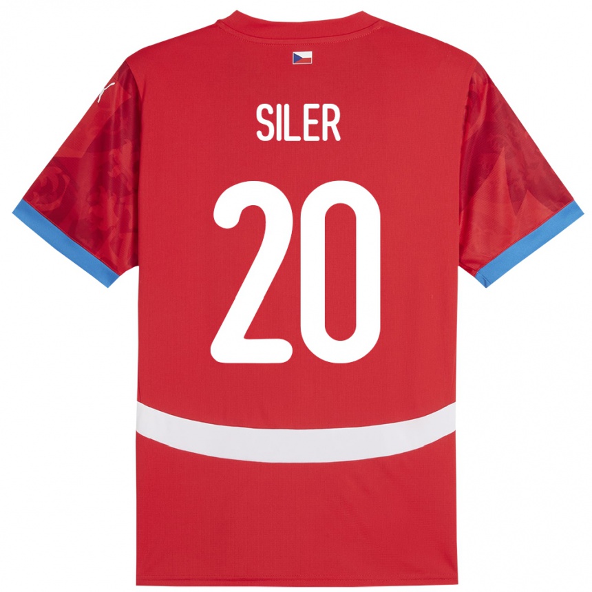 Kids Football Czech Republic Radek Siler #20 Red Home Jersey 24-26 T-Shirt Nz