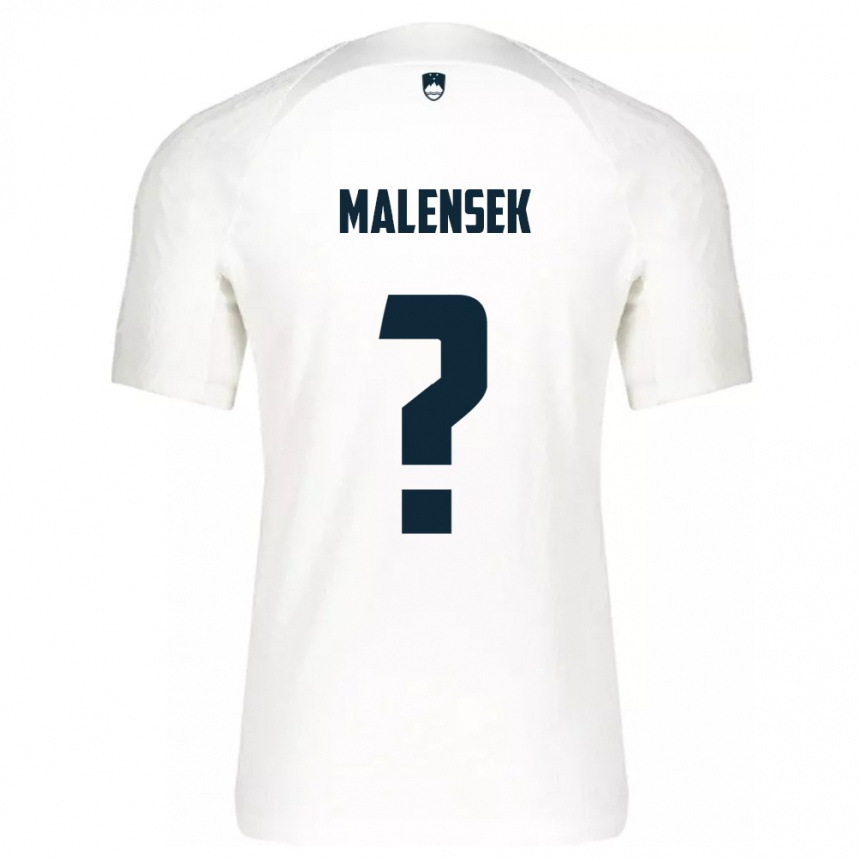 Kids Football Slovenia Matej Malensek #0 White Home Jersey 24-26 T-Shirt Nz