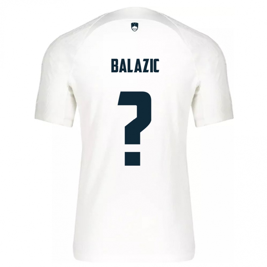 Kids Football Slovenia Jan Balazic #0 White Home Jersey 24-26 T-Shirt Nz