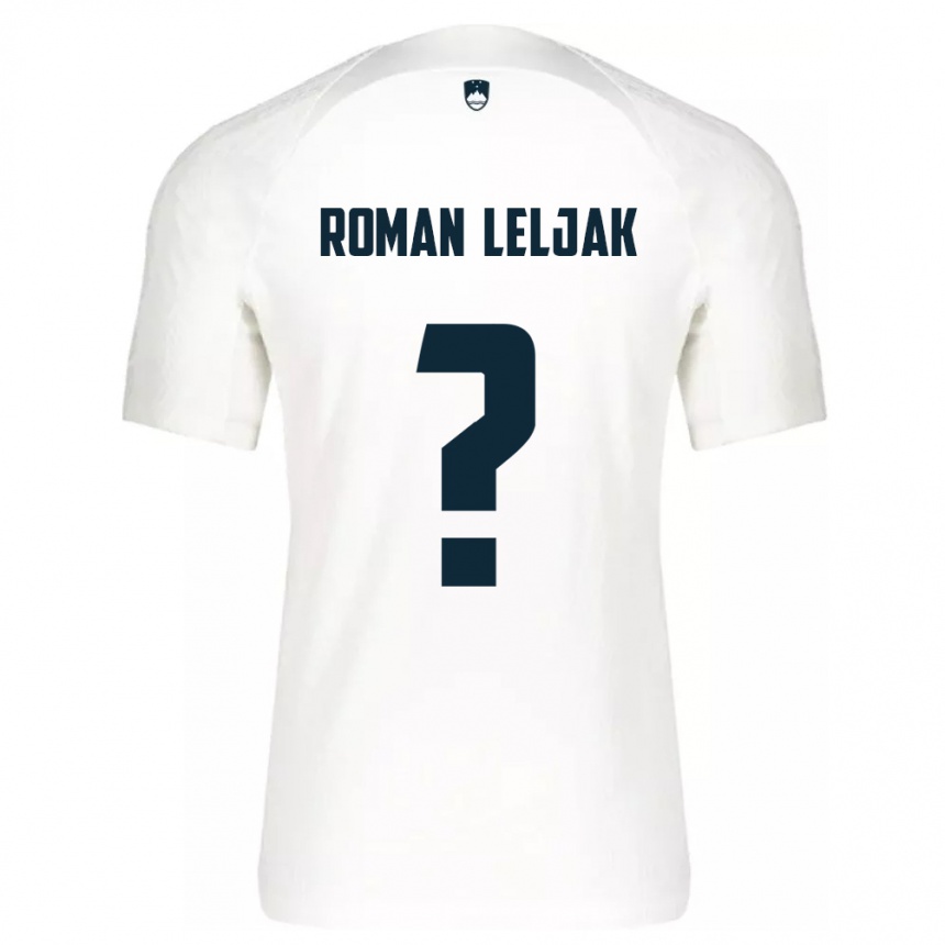 Kids Football Slovenia Nejc Roman Leljak #0 White Home Jersey 24-26 T-Shirt Nz