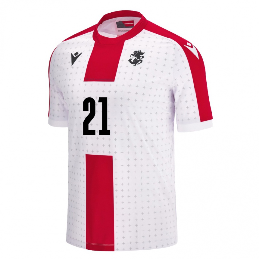 Kids Football Georgia Karse #21 White Home Jersey 24-26 T-Shirt Nz