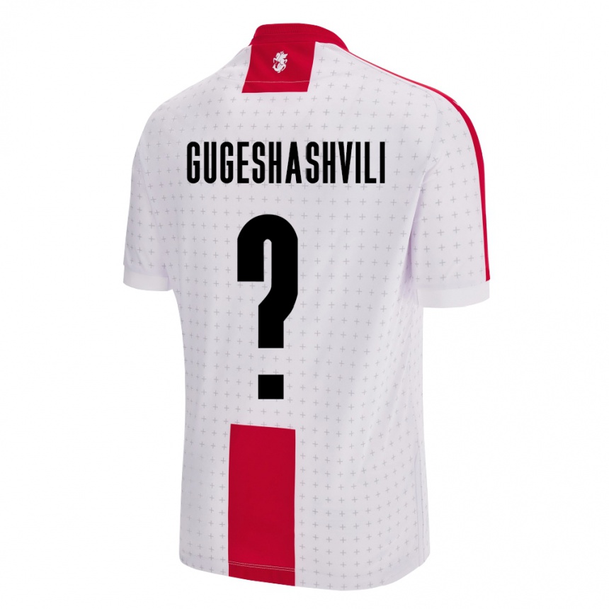 Kids Football Georgia Zaza Gugeshashvili #0 White Home Jersey 24-26 T-Shirt Nz