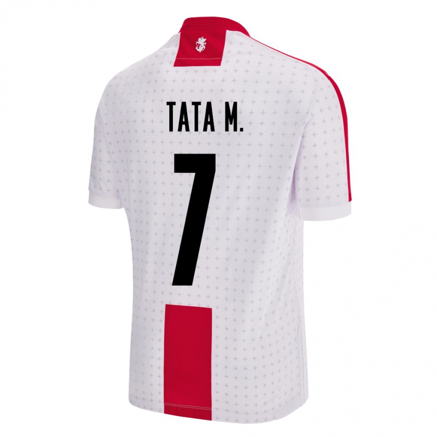 Kids Football Georgia Tata Matveeva #7 White Home Jersey 24-26 T-Shirt Nz