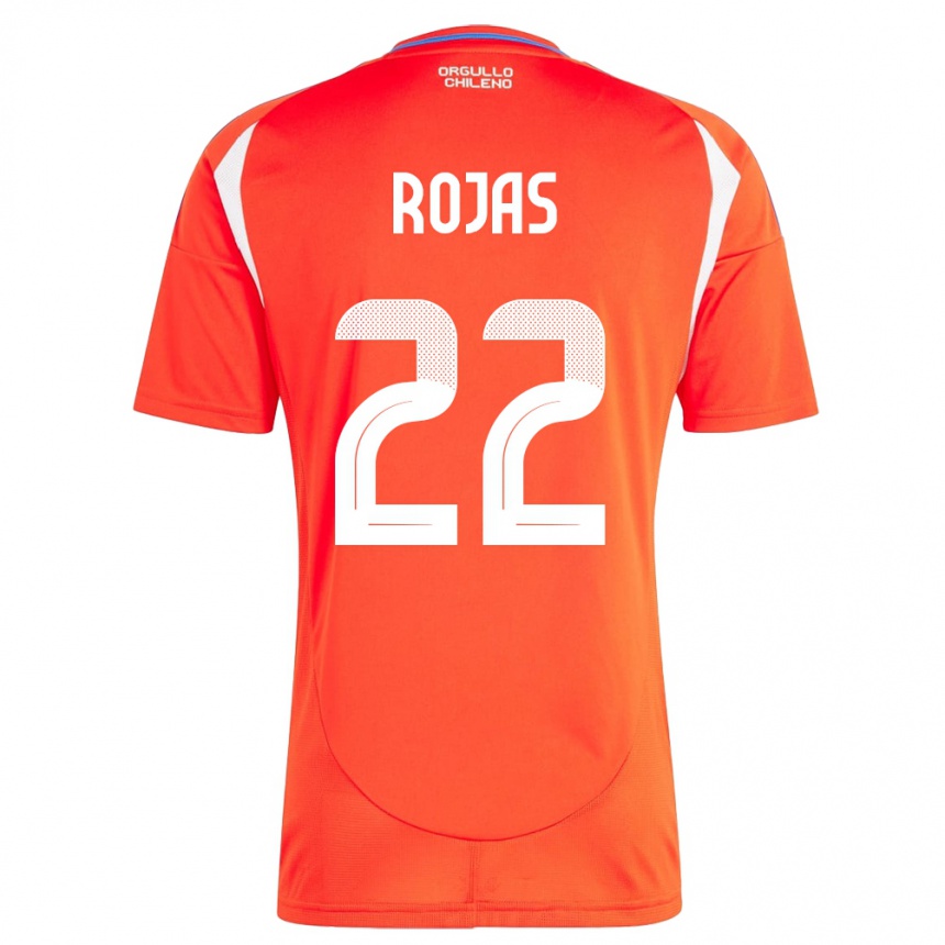 Kids Football Chile Jeyson Rojas #22 Red Home Jersey 24-26 T-Shirt Nz