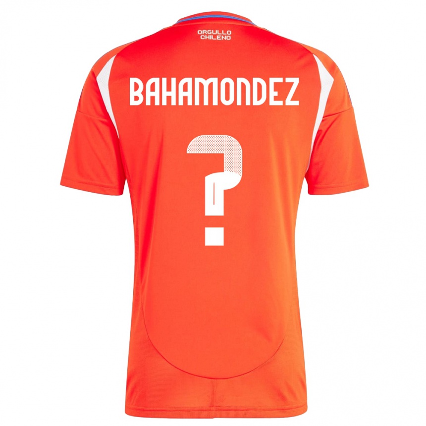 Kids Football Chile Taizo Bahamondez #0 Red Home Jersey 24-26 T-Shirt Nz