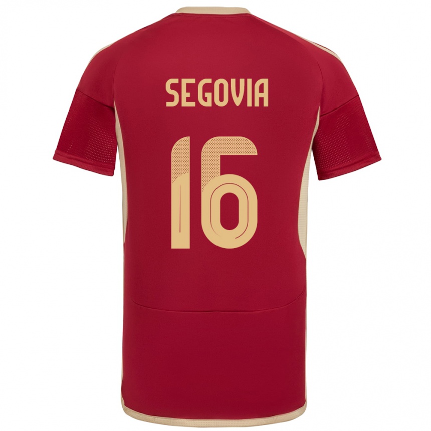 Kids Football Venezuela Telasco Segovia #16 Burgundy Home Jersey 24-26 T-Shirt Nz