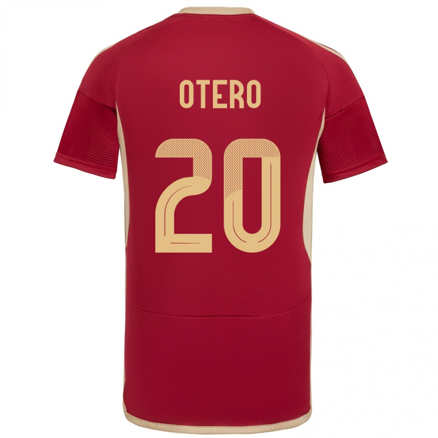 Kids Football Venezuela Rómulo Otero #20 Burgundy Home Jersey 24-26 T-Shirt Nz