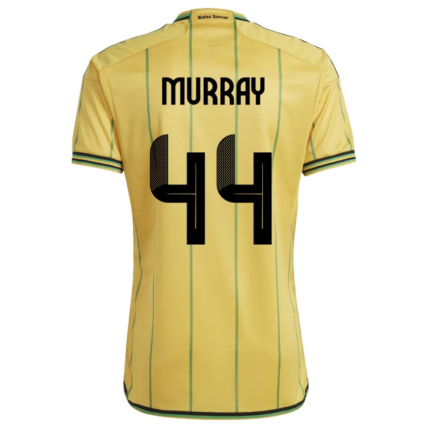 Kids Football Jamaica Satara Murray #44 Yellow Home Jersey 24-26 T-Shirt Nz