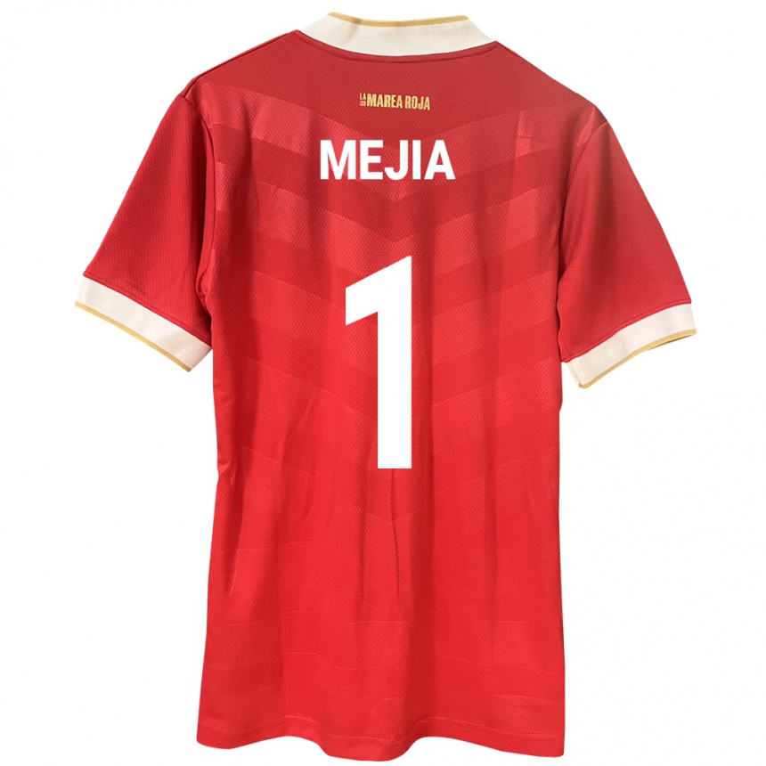 Kids Football Panama Luis Mejía #1 Red Home Jersey 24-26 T-Shirt Nz