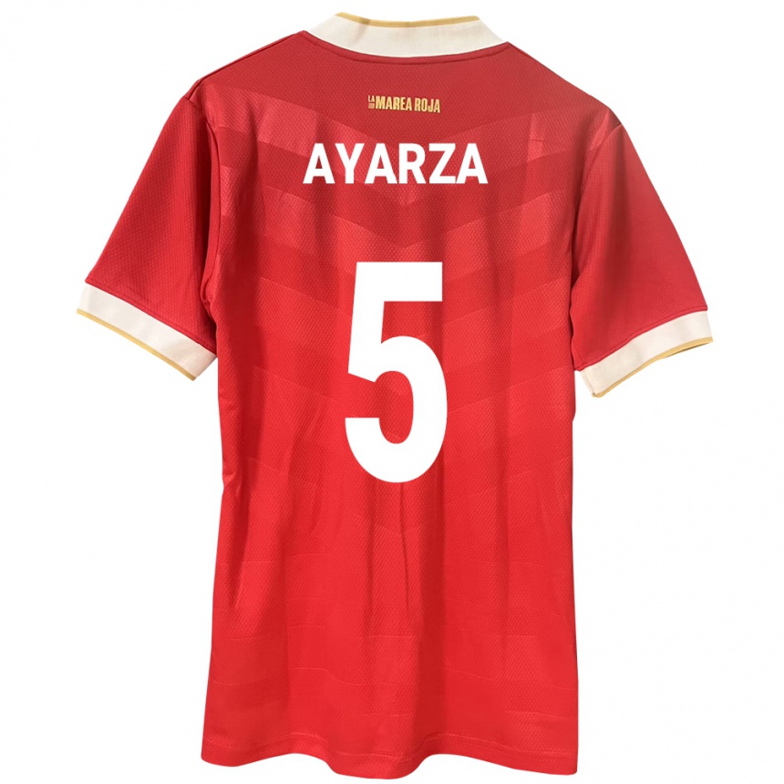 Kids Football Panama Abdiel Ayarza #5 Red Home Jersey 24-26 T-Shirt Nz