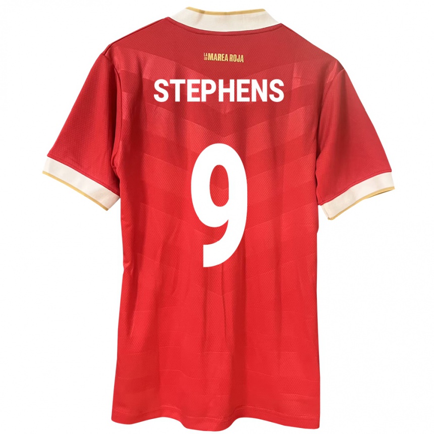 Kids Football Panama Alfredo Stephens #9 Red Home Jersey 24-26 T-Shirt Nz