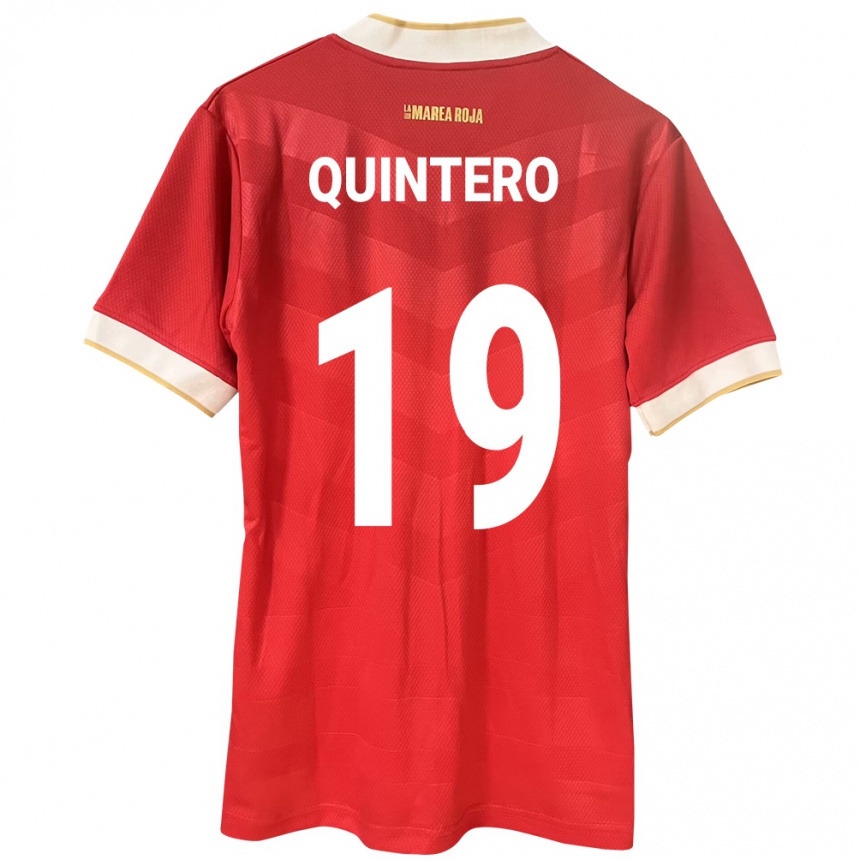 Kids Football Panama Alberto Quintero #19 Red Home Jersey 24-26 T-Shirt Nz