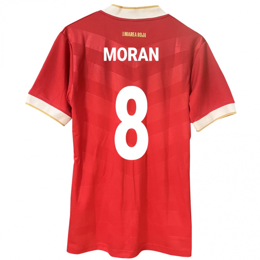 Kids Football Panama Martín Morán #8 Red Home Jersey 24-26 T-Shirt Nz