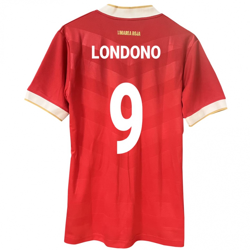 Kids Football Panama Azarias Londoño #9 Red Home Jersey 24-26 T-Shirt Nz