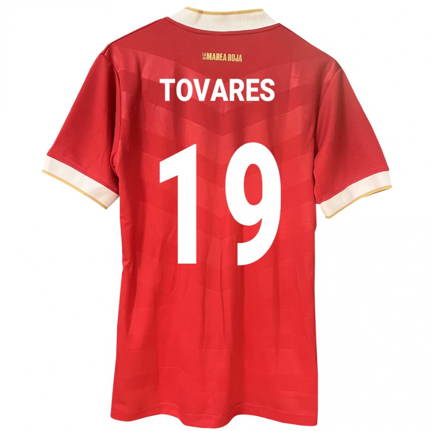 Kids Football Panama Kahir Tovares #19 Red Home Jersey 24-26 T-Shirt Nz