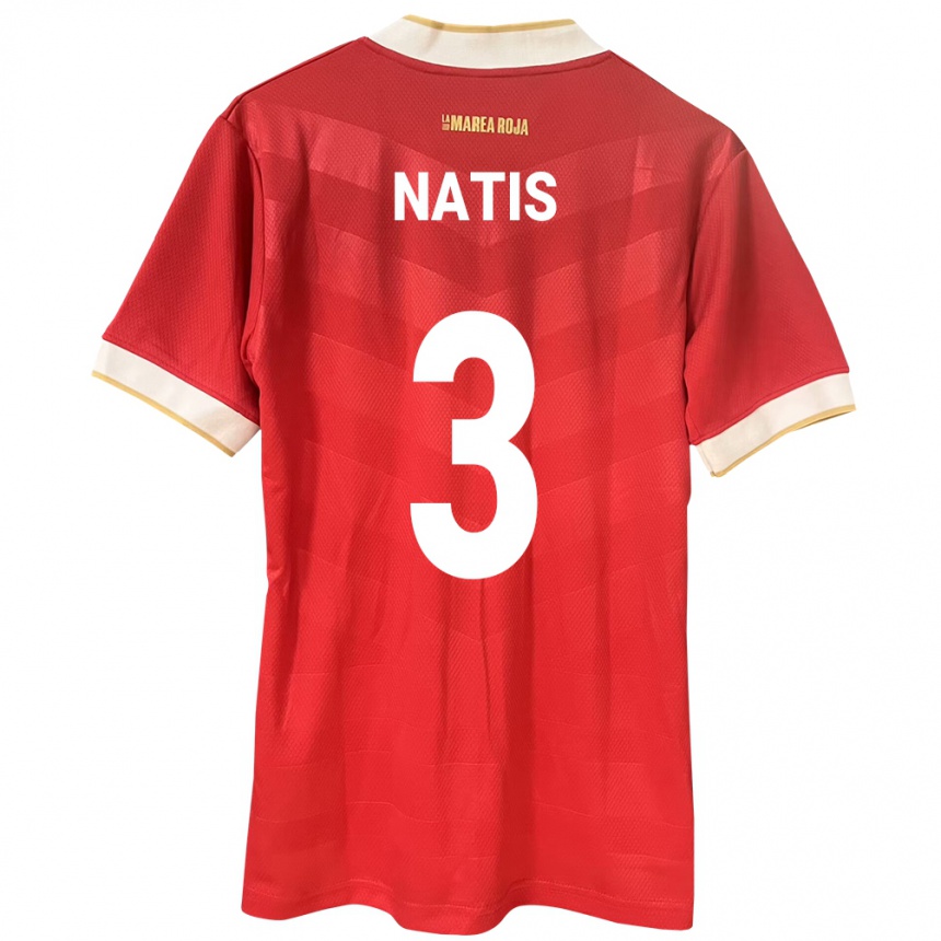 Kids Football Panama Wendy Natis #3 Red Home Jersey 24-26 T-Shirt Nz