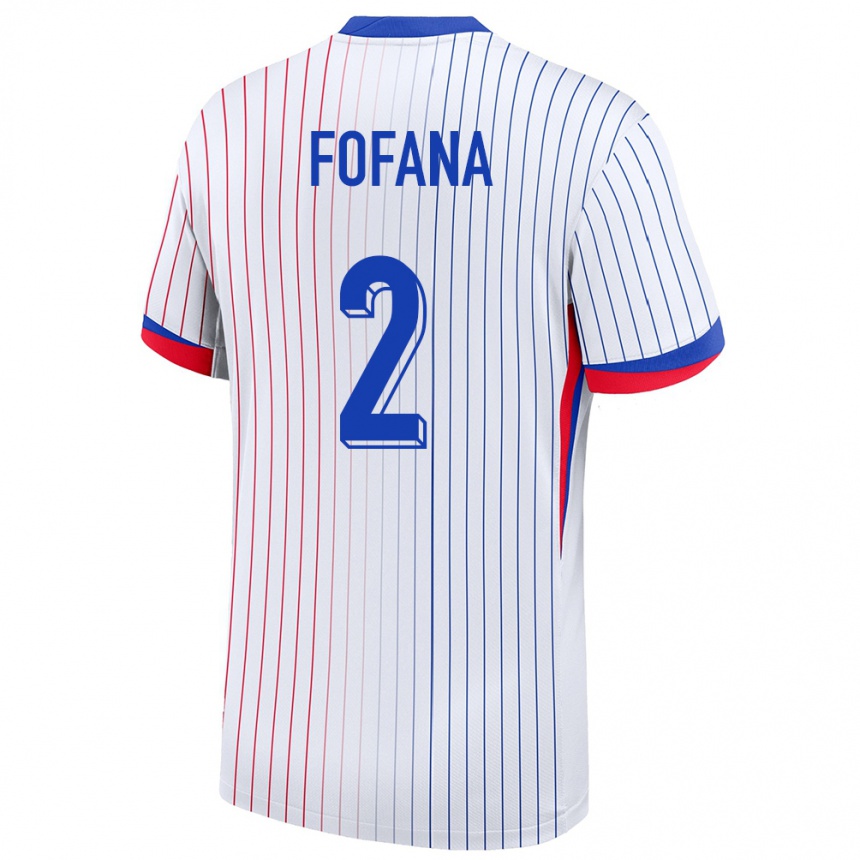 Kids Football France Wesley Fofana #2 White Away Jersey 24-26 T-Shirt Nz