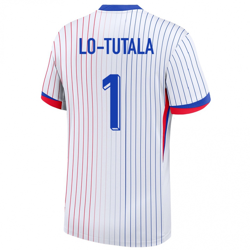 Kids Football France Thimothee Lo Tutala #1 White Away Jersey 24-26 T-Shirt Nz