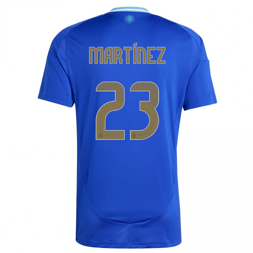 Kids Football Argentina Emiliano Martinez #23 Blue Away Jersey 24-26 T-Shirt Nz