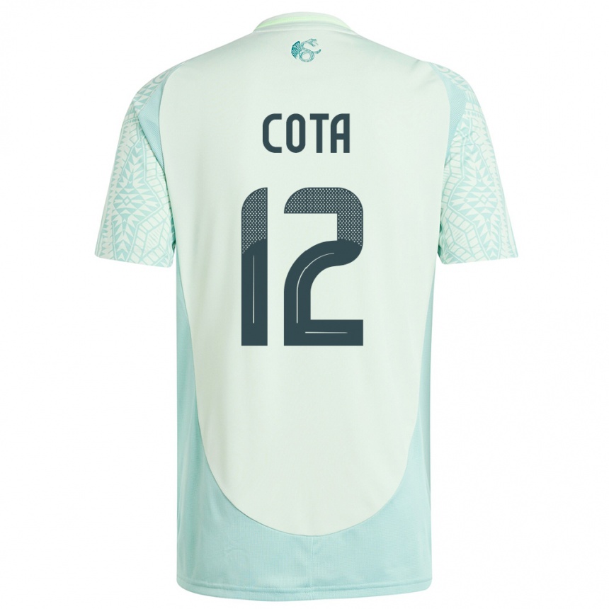 Kids Football Mexico Rodolfo Cota #12 Linen Green Away Jersey 24-26 T-Shirt Nz