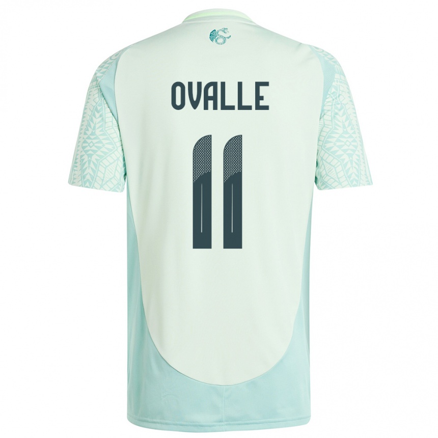 Kids Football Mexico Lizbeth Ovalle #11 Linen Green Away Jersey 24-26 T-Shirt Nz