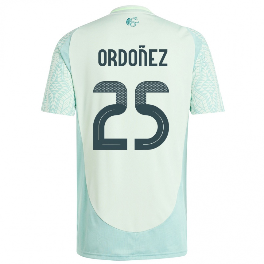 Kids Football Mexico Diana Ordonez #25 Linen Green Away Jersey 24-26 T-Shirt Nz