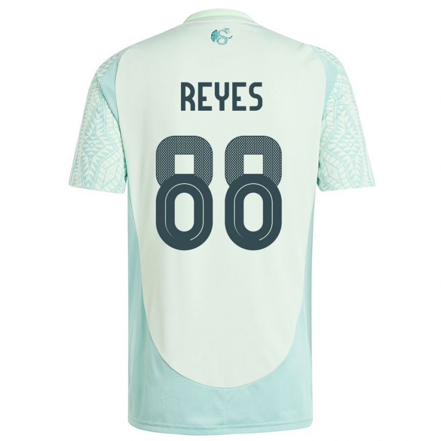 Kids Football Mexico Maricarmen Reyes #88 Linen Green Away Jersey 24-26 T-Shirt Nz