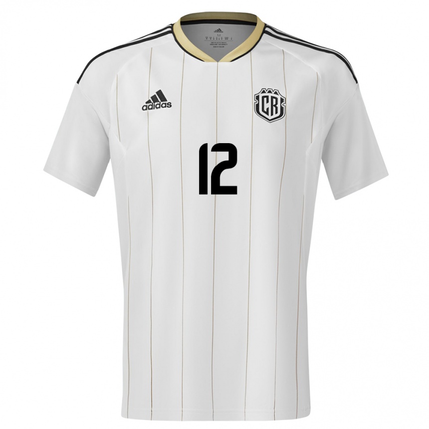 Kids Football Costa Rica Lixy Rodriguez #12 White Away Jersey 24-26 T-Shirt Nz