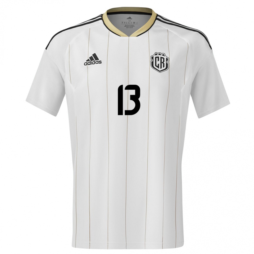 Kids Football Costa Rica Gerson Torres #13 White Away Jersey 24-26 T-Shirt Nz