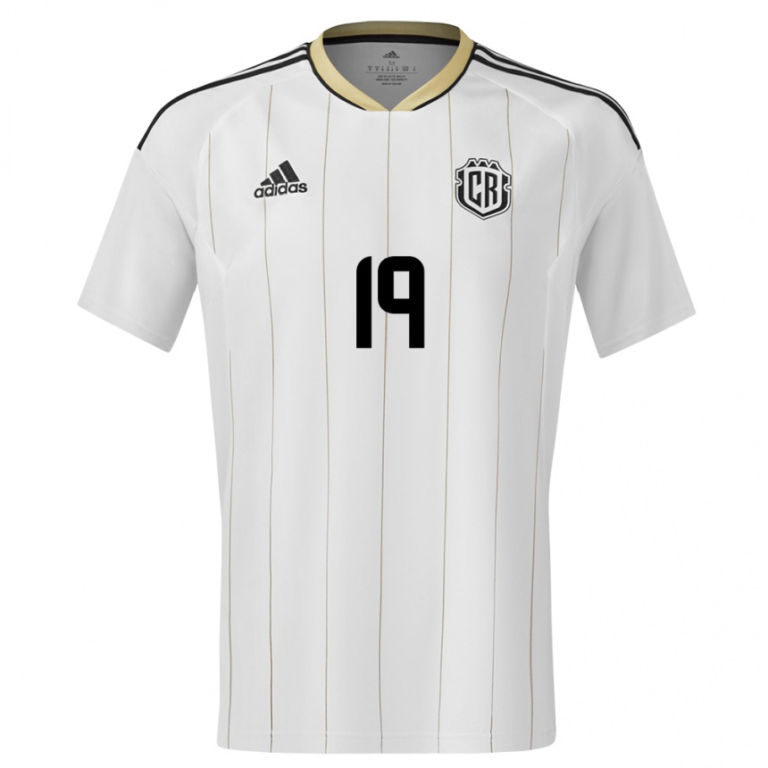 Kids Football Costa Rica Kendall Waston #19 White Away Jersey 24-26 T-Shirt Nz