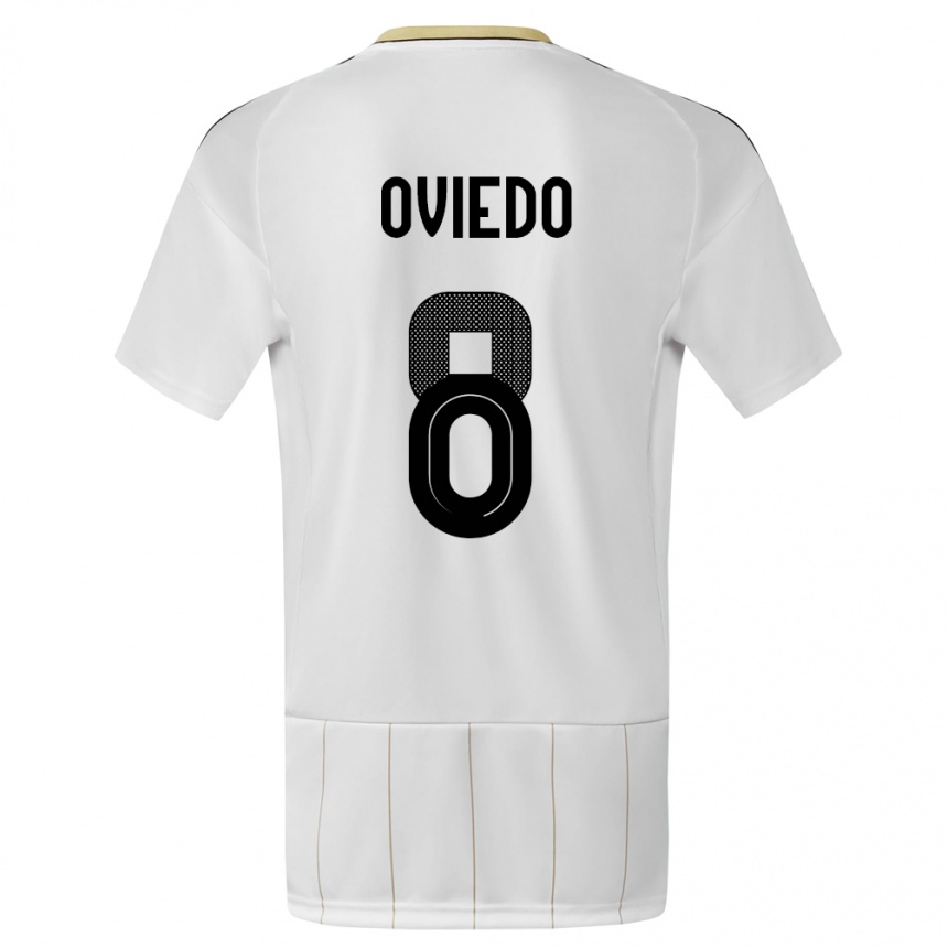 Kids Football Costa Rica Bryan Oviedo #8 White Away Jersey 24-26 T-Shirt Nz