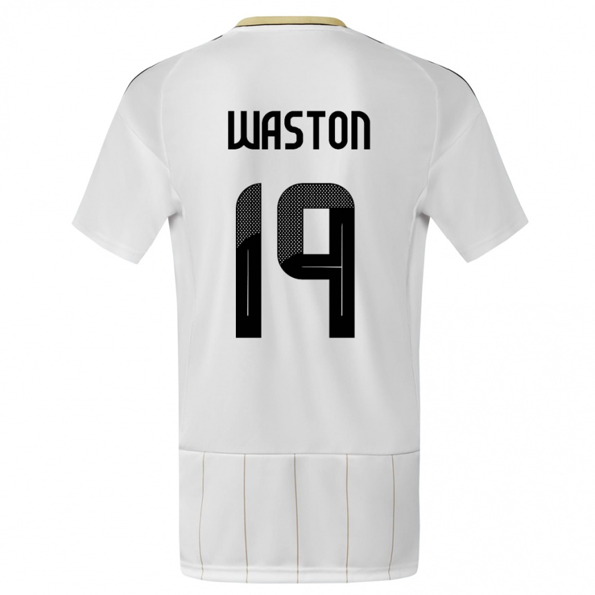 Kids Football Costa Rica Kendall Waston #19 White Away Jersey 24-26 T-Shirt Nz