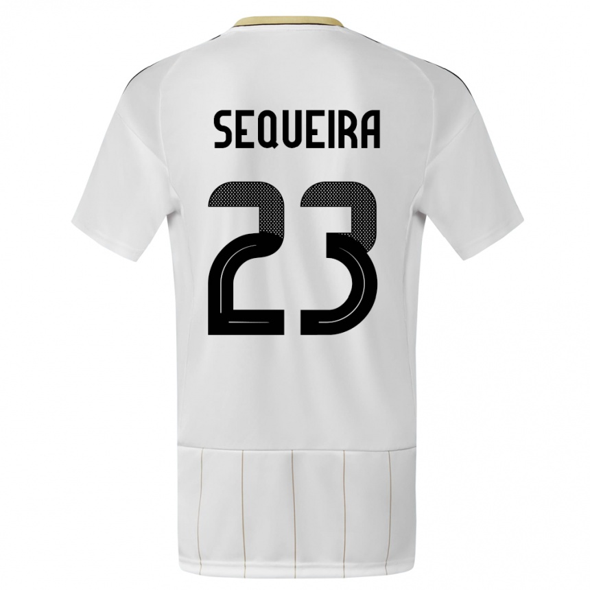 Kids Football Costa Rica Patrick Sequeira #23 White Away Jersey 24-26 T-Shirt Nz