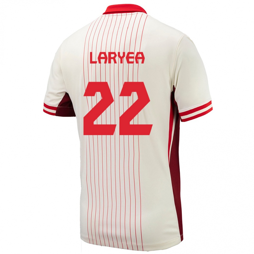 Kids Football Canada Richie Laryea #22 White Away Jersey 24-26 T-Shirt Nz