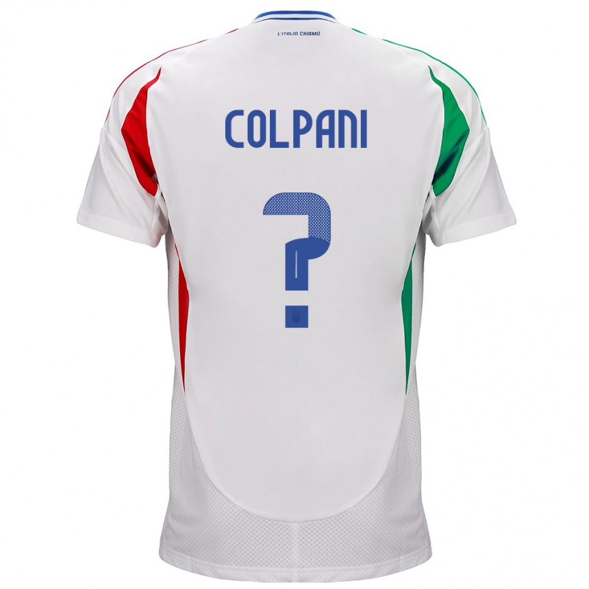 Kids Football Italy Andrea Colpani #0 White Away Jersey 24-26 T-Shirt Nz