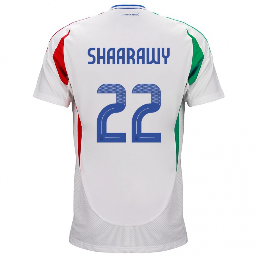 Kids Football Italy Stephan El Shaarawy #22 White Away Jersey 24-26 T-Shirt Nz