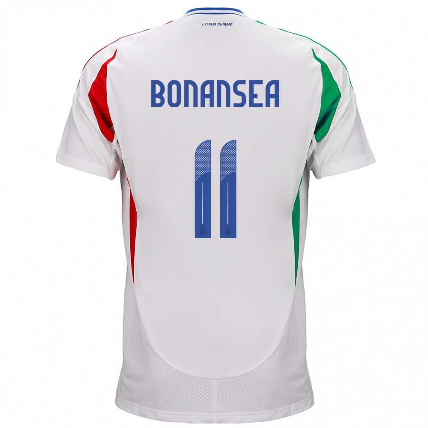 Kids Football Italy Barbara Bonansea #11 White Away Jersey 24-26 T-Shirt Nz