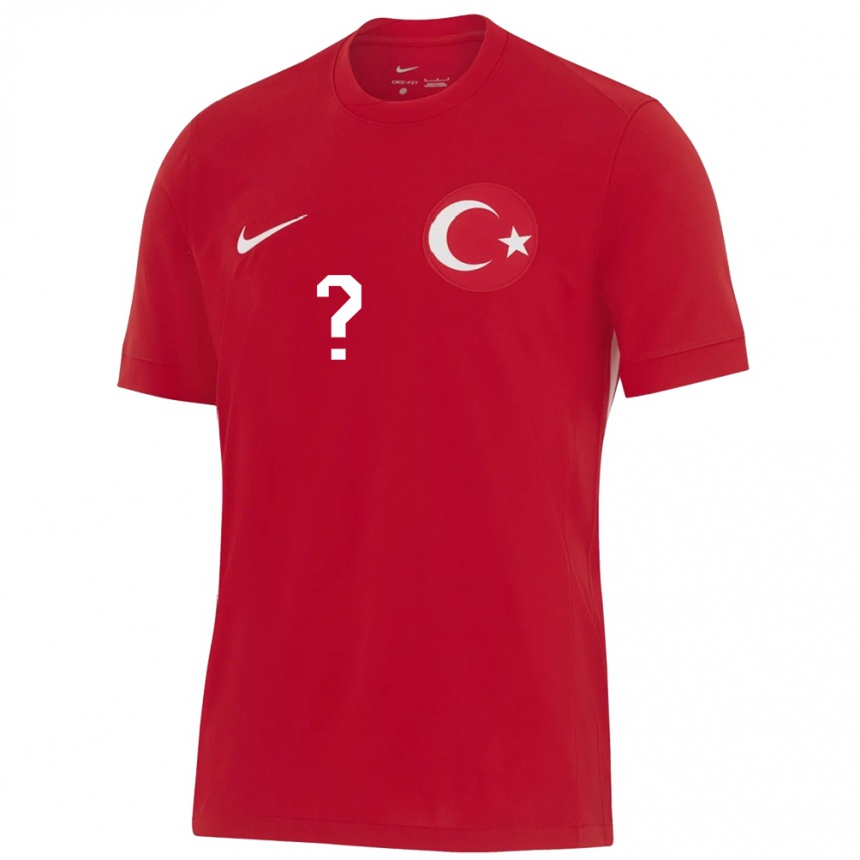 Kids Football Turkey Bilal Demirağ #0 Red Away Jersey 24-26 T-Shirt Nz