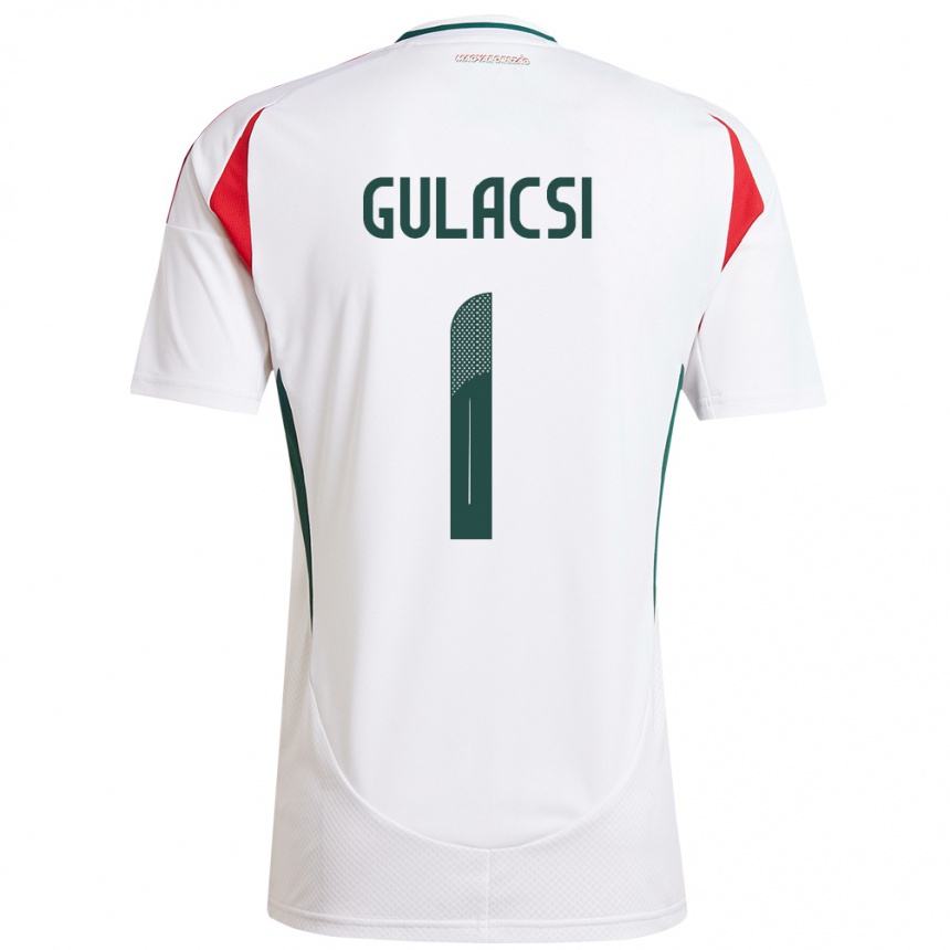 Kids Football Hungary Péter Gulácsi #1 White Away Jersey 24-26 T-Shirt Nz