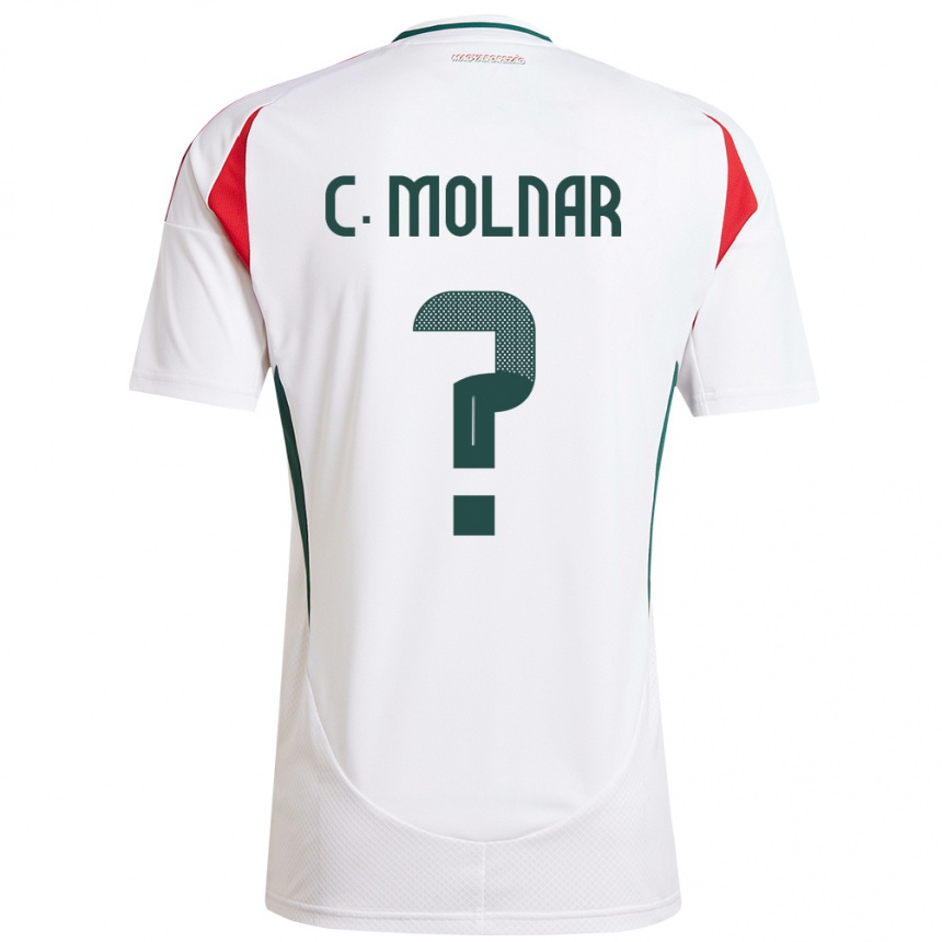 Kids Football Hungary Csaba Molnár #0 White Away Jersey 24-26 T-Shirt Nz