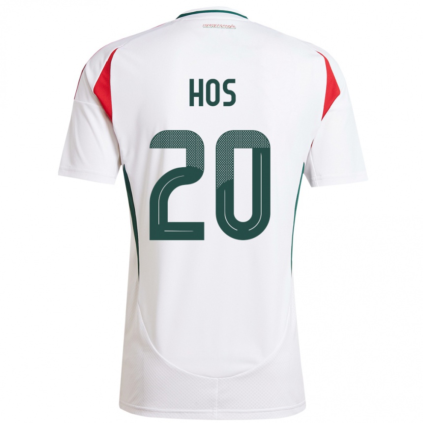 Kids Football Hungary Zsombor Hős #20 White Away Jersey 24-26 T-Shirt Nz