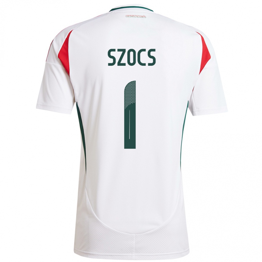 Kids Football Hungary Réka Szőcs #1 White Away Jersey 24-26 T-Shirt Nz