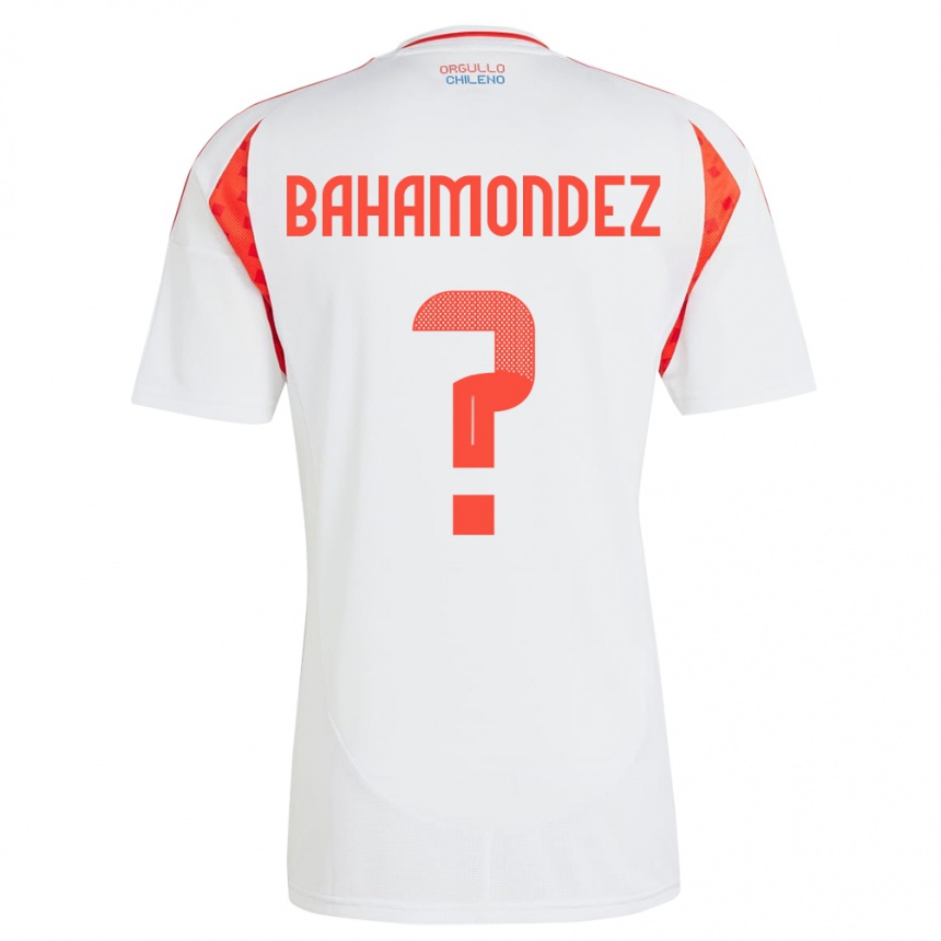 Kids Football Chile Taizo Bahamondez #0 White Away Jersey 24-26 T-Shirt Nz