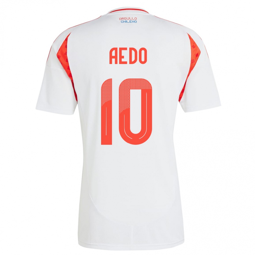 Kids Football Chile Yanara Aedo #10 White Away Jersey 24-26 T-Shirt Nz