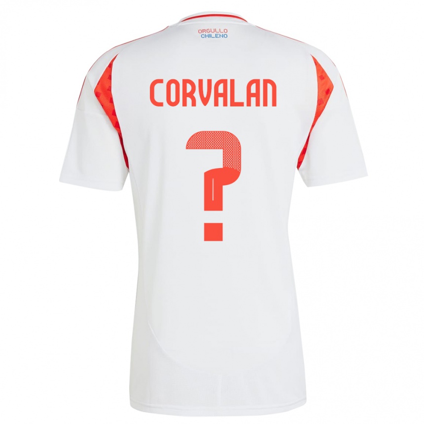 Kids Football Chile Elisa Corvalan #0 White Away Jersey 24-26 T-Shirt Nz