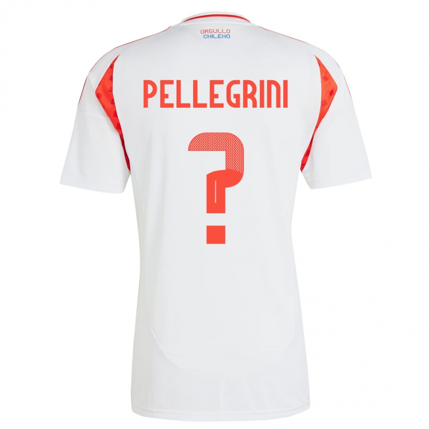 Kids Football Chile Maya Pellegrini #0 White Away Jersey 24-26 T-Shirt Nz