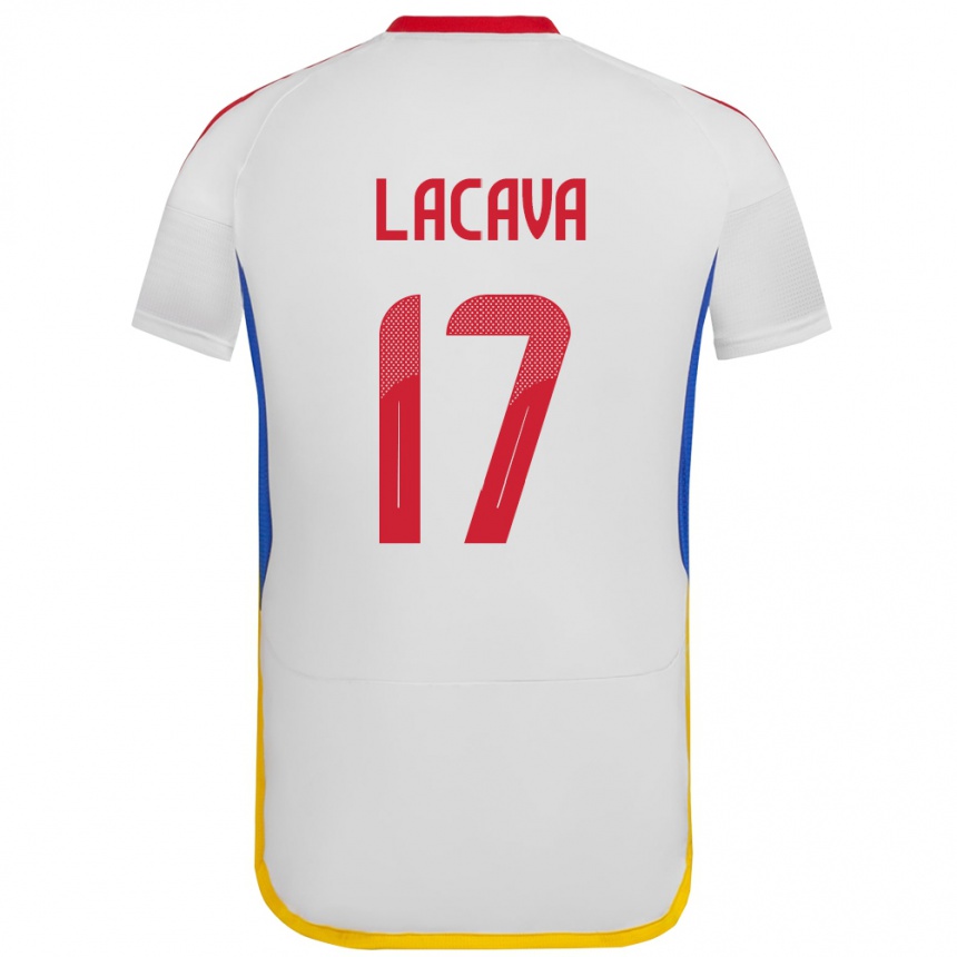 Kids Football Venezuela Matías Lacava #17 White Away Jersey 24-26 T-Shirt Nz