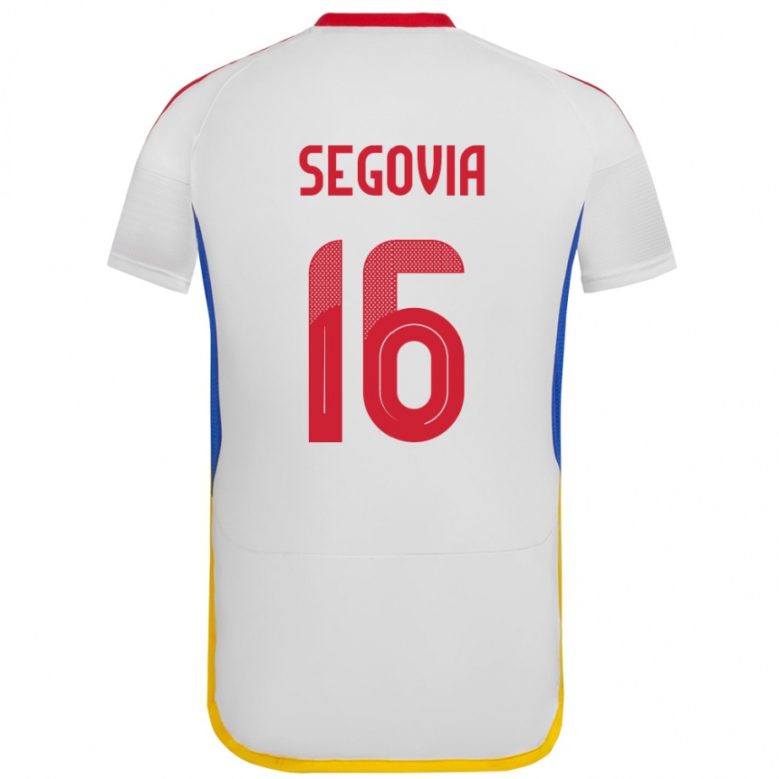 Kids Football Venezuela Telasco Segovia #16 White Away Jersey 24-26 T-Shirt Nz