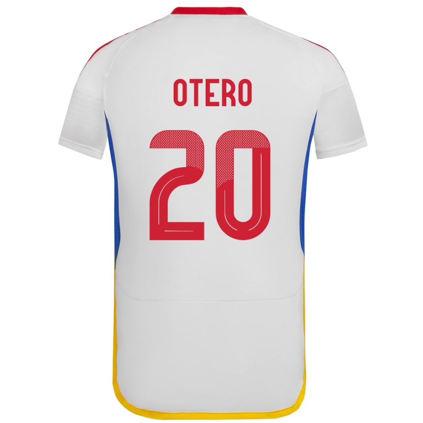 Kids Football Venezuela Rómulo Otero #20 White Away Jersey 24-26 T-Shirt Nz