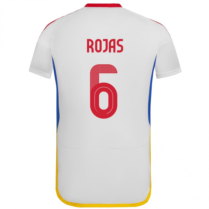 Kids Football Venezuela Carlos Rojas #6 White Away Jersey 24-26 T-Shirt Nz